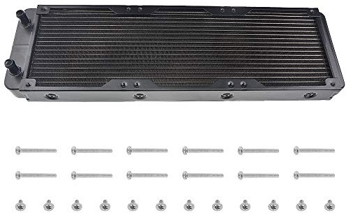 BXQINLENX 18 Pipe Aluminum Heat Exchanger Radiator for PC CPU CO2 Laser Water Cool System Computer 360mm(A)