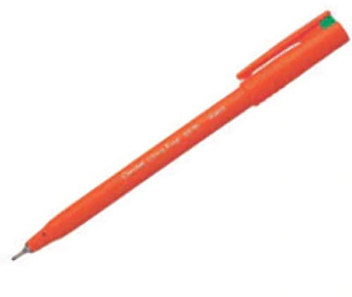 Pentel S570-D Ultra Fine Pen, 0.6 mm - Green, Pack of 12