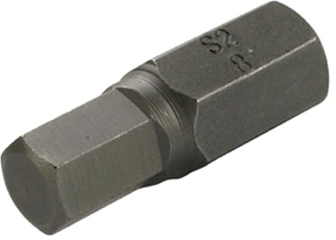 SW-Stahl 05124L Schraubendrehbit 3/8 Zoll Innensechskant 8 mm Sechskant-Bit | Kurzform 30 mm - Chrom-Vanadium Stahl - Fuer Schlagschrauber & Akkuschrauber geeignet - Robuste Industrie-Qualitaet