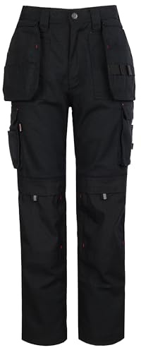 TuffStuff Mens 700 Extreme Work Trouser 30 Leg Regular, Black, 34W / 30L UK