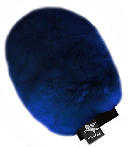 Engel Reitsport | Lammfell Putzhandschuh zur Fellpflege PUHA1-MAR Marine blau