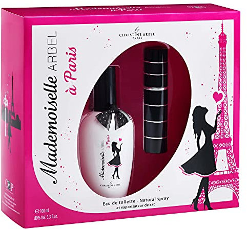 Mademoiselle Arbel à Paris Geschenkset mit Eau de Toilette 100 ml + Taschenflakon
