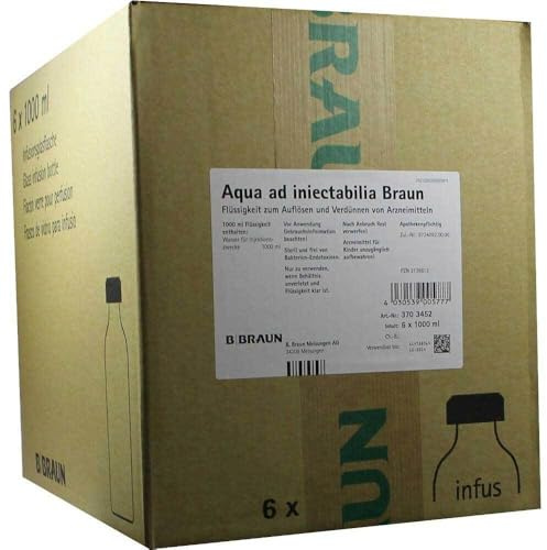 AQUA AD injectabilia m.Combikappe Infusionslsg. 6X1000 ml