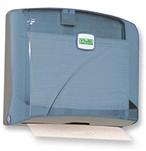 SANISMART Handtuchspender IVY für 200 Blatt Z-Falz max. 22 cm, Farben:Transparent