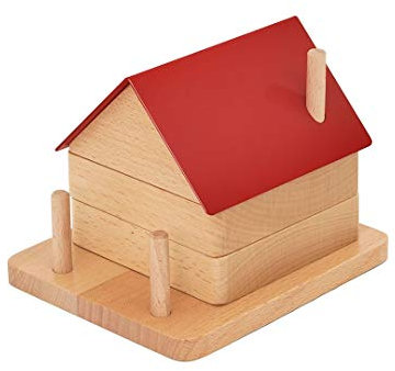 Wood Desk Organiser With 3 Storage Compartments - Log Cabin Desk Tidy - Office Desk Organiser