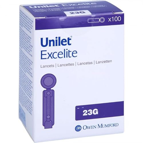 UNILET Excelite 23 G Lanzetten 100 Stück