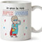 Mugffins Nonna Tazza/Mug - Io Amo la Mia Super Nonna - Idea Regalo Festa della Mamma/Tazza Migliore Nonna in Ceramica. 350 ml