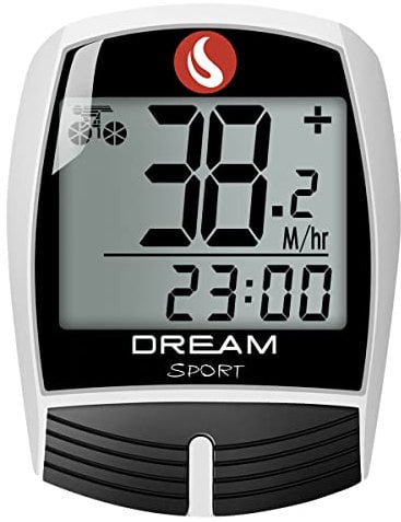 DREAM SPORT Bike Computer Bicycle Speedometer and Odometer 16-function Wired Bike Computer Waterproof DCY016