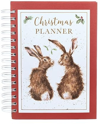 Weihnachten Planer - Fester Einband Spiralgebunden Im Registerformat Planung Tagebuch - Wrendale Designs