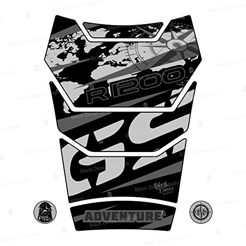 Adesivi 3D per Serbatoio compatibile con/sostitutivo per BMW R1200 GS ADVENTURE 2006-2013 TANK PAD R 1200 ADV 002-8