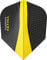 Harrows Retina Dart Flights, 10 Sets (30 Stück) 100 Micron, extra Stark sehr Robust Standart Form (Gelb)