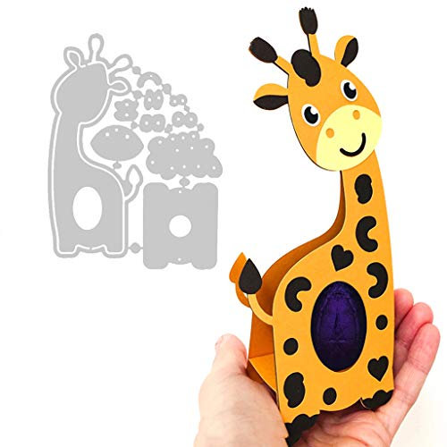 Stanzmaschine Stanzschablone, Ostern Giraffe Und Ostereier Scrapbooking Stanzschablonen Stanzformen Prägeschablonen Papier Handwerk Deko Festival Karten Geschenk Deko