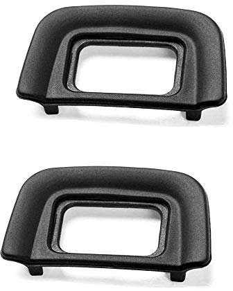 Oculare per mirino D5100 DK-20 per fotocamera digitale Nikon D5100 D3100 D3000 D60 [2 confezioni], ricambio oculare DK-20, Fire Rock Eyecup DK20