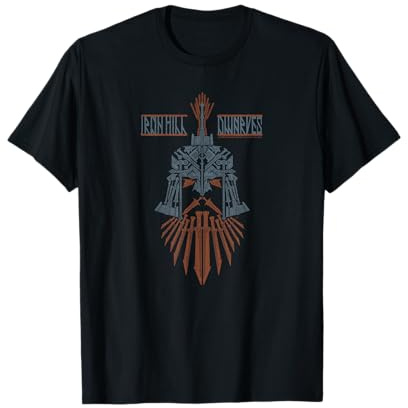 NEW LINE CINEMA The Hobbit Ironhill Dwarves T-Shirt Noir Unisex-Adultes T-Shirt Classique Manche courte S EU 36