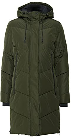 OXMO Juna Damen Wintermantel Parka Mantel, Größe:L, Farbe:Rosin (190509)