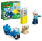 LEGO DUPLO Rescue Police Motorcycle 10967 Building Toy for Imaginative Play; Police Officer Bike for Kids Aged 2+ (5 Pieces)