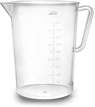 Lacor - 67214 - Caraffa graduata, misurino, misuratore dei liquidi, acciaio inox, senza BPA, 20 cm, 5 l