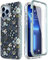 Esdot iPhone 13 Pro Max Case with Built-in Screen Protector,Military Grade Cover with Fashion Designs for Women Girls,Protective Phone Case for Apple iPhone 13 Pro Max 6.7 Littler Flowers