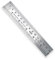 MSC Metalllineal aus Edelstahl, 15 cm, bruchsicher, gerade Kante, metrisches Lineal, ideal zum Basteln, Schneiden, Nähen (15 cm)