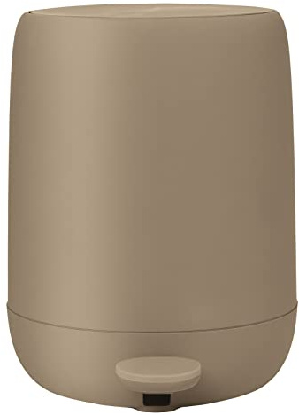 Blomus SONO Pedal Bin Wastebasket 5Liter/1.3Gallon Tan Soft Close