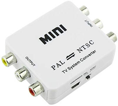 Nicoone PAL/NTSC/SECAM auf PAL/NTSC Mini Bidirektionaler TV-System-Konverter Switcher