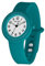 Hip Hop, Hero.Dot, Orologio Donna Peacock, con Cinturino in Silicone Soft Touch Intercambiabile, Pratica Chiusura, Lunetta Bianca con Numeri Neri, Cassa 34mm, Movimento al Quarzo, Color Verde Petrolio