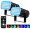 2er-Pack Stroboskop Disco Licht, Sound Aktiviert Und Flash Speed Control Party Licht mit 48 LED Bühnenbeleuchtung für Home Room Dance Parties Geburtstag DJ Bar Karaoke Weihnachten Hochzeit Show Club