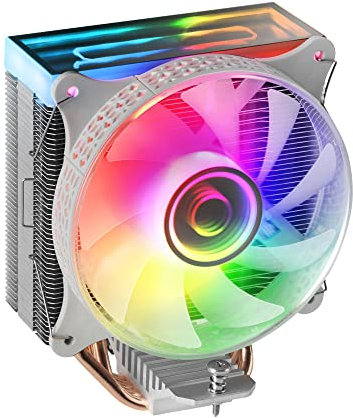 MARSGAMING Mcpu120 Raffreddatore Cpu Rgb Tdp 120 W, Silenzioso Pwm, Basso Profilo, 12.5 x 12.5 x 6.9 cm