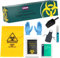 Labsales Biohazard Spill Clean Up Kit Including Nitrile Gloves, Absorbant Granules and Much More, Body Fluid Emergency Kit for Vomit, Blood, Sick Urine and Mucus, Refill Pack of 1 kit