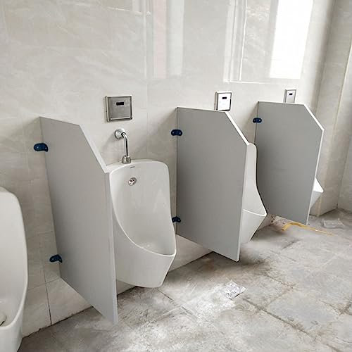 PUMPIE Urinal-Trennwand-Toilettentrennwand, An Der Wand Montierter Urinal-Sichtschutz Für Herren, Montierte Urinal-Trennwandverlängerung, für Schulen/Einkaufszentren/öffentliche Orte (Color : 1Pcs)