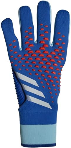 adidas Predator Pro Torwarthandschuhe, nachhaltige und leistungsstarke Fußballhandschuhe, mehrere Farben, Größe 34-40 (Bright Royal/Bliss Blue/White, 9)