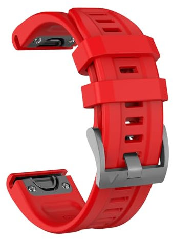 ISABAKE Bracelet 20 MM pour Garmin Fenix 7S/6S/5S/Plus/Pro, Instinct 2S, Epix Pro 42mm - Sport Quick Fit en Silicone de Remplacement