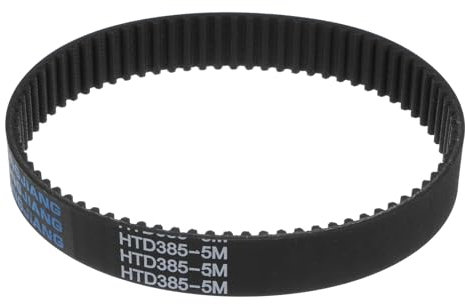 sourcing map HTD5M-385 Gummizahnriemen 77 Zähne Geschlossene Schleife Riemenscheibe Zahnriemen 20mm Breite, 385mm Umfang Synchronriemen
