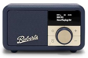 Roberts Revival PETITE2 FM/DAB/DAB+ Digital Radio with Bluetooth, Midnight Blue