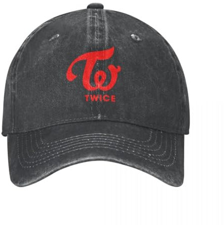 Unisex Baseball gewaschene Baumwoll hüte Männer Frauen Outdoor Sport Twices Denim Baseball Cap K-POP Team Outdoor Sport Trucker Hat Summer Men Adult Classic Custom DIY Baseball Caps Laufkappe mit