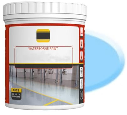 Generic Anti-Slip Concrete Floor Paint for Interior & Exterior, 33.8 Fl Oz (Light blue)