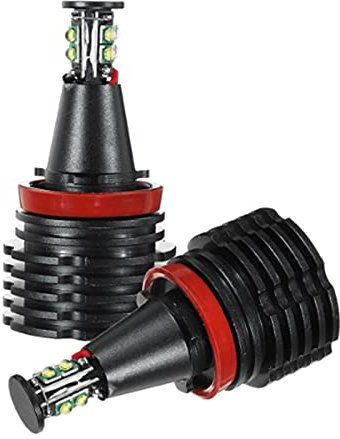 HUIOP Un par de Ojos de ángel LED,80W Un par LED Angel Eyes Halo Anillo de luz de Marcador de reemplazo de Bombilla para E90 E92 E93 E70 E71 E82 E89 M6 1 2 3 Serie X5 X6 Z4