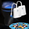 LAVAED 2 PACK Motion Sensor Night Light Indoor 16 Color Changing,LED Toilet light Activated Projection Nightlight Rechargeable Toilet Bowl Light Waterproof Cool Gadget for Bathroom Decor Perfect Gifts