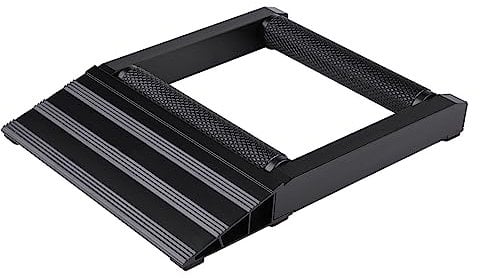 Zohisin Soporte Rodillo para Rueda De Motocicleta De Aluminio con Rampa Integrada para Limpieza Y Mantenimiento De Neumáticos Y Cadena Ideal para Rueda Delantera Y Trasera