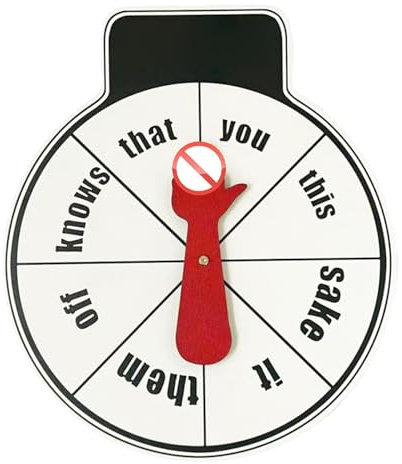 Erwachsene Spin Game, Drinking Challenge, Spin Shot Game, Turntable Roulette, Fun Party Spinner, Drinking Spinner Game, Bar Party Game, Roulette Drinking Game 20 x 17,5 x 1 cm für Erwachsene