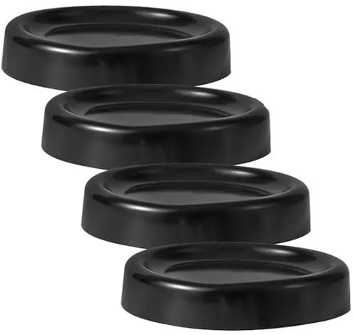 GSCLZ 4Pcs Anti Vibration Füße Pads PVC Matte SlipStop Stille Universal Waschmaschine Kühlschrank Unterstützung Fuß Pads for Hause