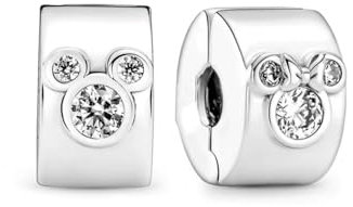 GHMIOU Charms 925 Sterling Silber Charm Anhänger für Armband Charm Bead Pendant für Europäische Armbänder Halsketten Schmuck Geschenk für Damen Frauen (2 pcs mouse)