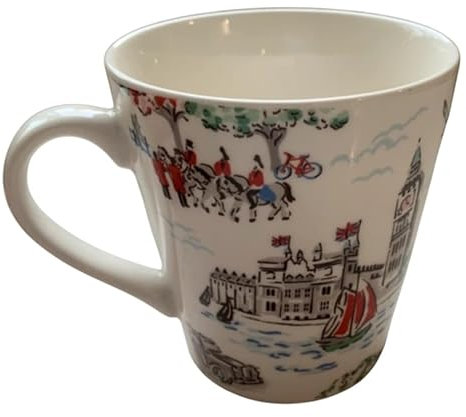 Cath Kidston White London View Big Ben Buckingham Palace Stanley Mug