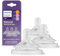 Philips Avent Natural Response Mix & Match Sauger-Set, 3 Natural Response Sauger mit unterschiedlichen Durchflussraten – mittel (D 3), schnell (D 4) und extra schnell (D 5), 3pack, SCY960/03