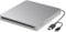 Wrtysully Unidad Externa de DVD BLU-Ray 3D, Reproductor de CD y DVD BLU-Ray USB 3.0 y Tipo C, Grabadora de CD y DVD con Ranura Ultradelgada.