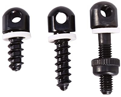 Ejoyous 3X Schnellverschluss-Schulterriemenschraube, Adapterbolzen, Schulterriemenschraubenbolzen, Schulterriemenadapter mit hochwertigem Gummi, für Kamera-Hals-Schultergurt