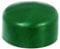 Alberts 855253 Pfostenkappe für runde Metallpfosten | Kunststoff, grün | für Pfosten-Ø 60 mm | 10er Set