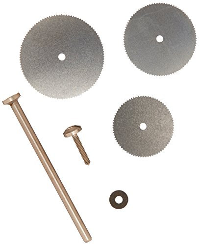 PROXXON Spanndorn mit 3 Federstahlschneiderklingen für NE-Metalle, Gips und Holz
