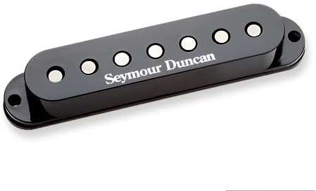 Seymour Duncan SSL-1 7s - Vintage Staggered Strat Pickup, 7-String - Black Cap