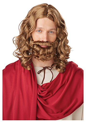 California Costumes mens Jesus Wig and Beard Adult Sized Costumes, Blonde, One Size US